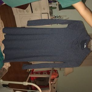 Socialite Turtleneck long sleeve knit mini dress